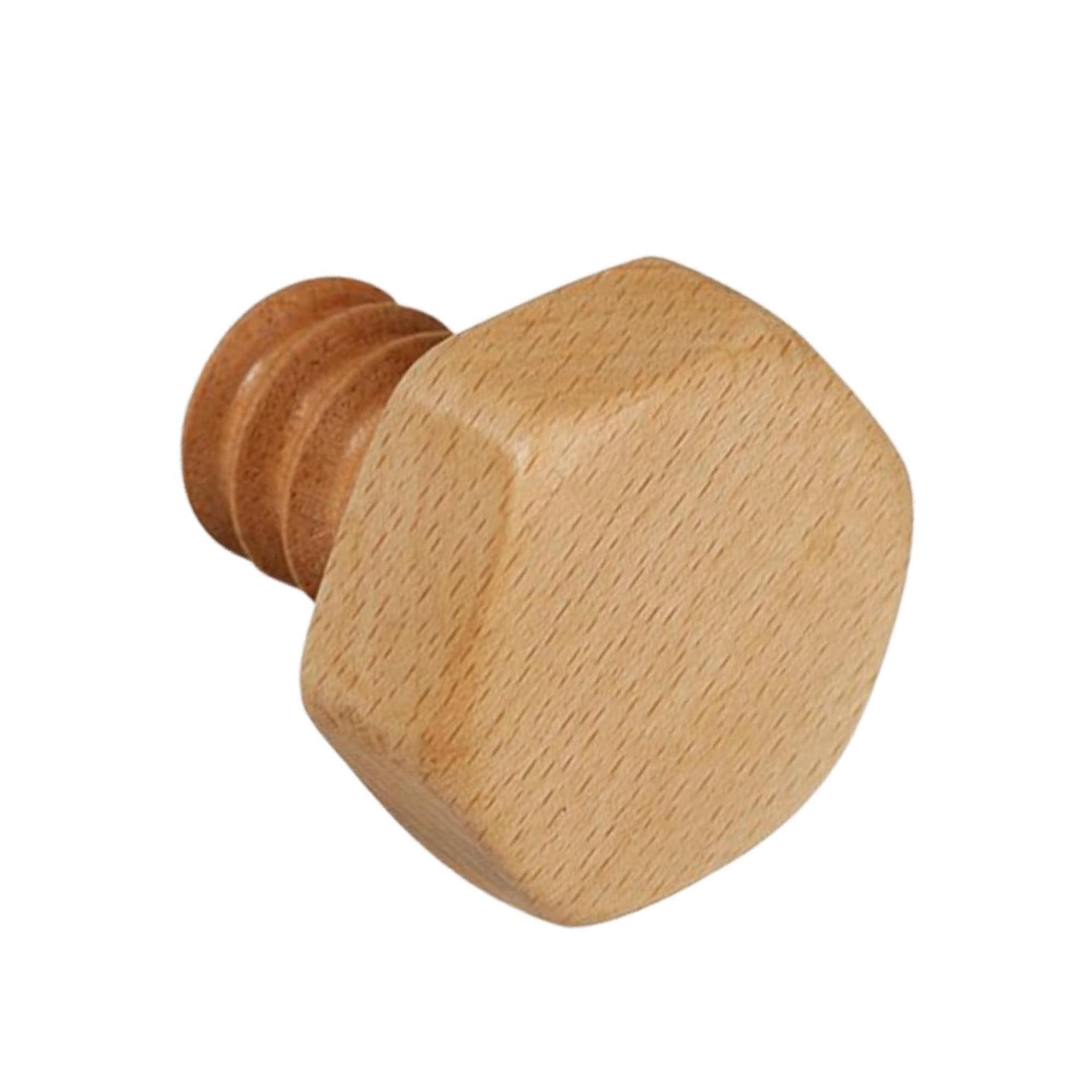 Zanthicia Hexagon Design Sleek Maple Wood Hook Screw Premium Nordic Wall Hanger For Wardrobe Storage Accessories For Creative, 5.5X6cm