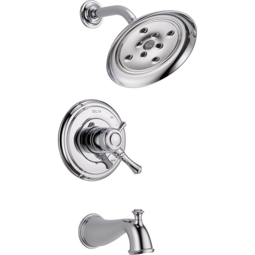 Delta Faucet T17497 Cassidy MultiChoice 17 Series Tub and Shower Trim, Chrome