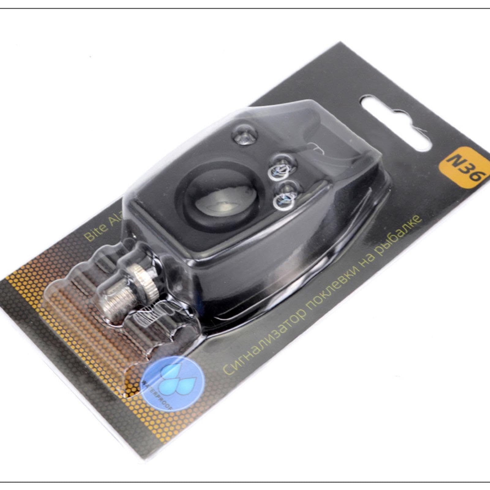 5X 20PCS NUIT Canne à Pêche Morsure Alarme Cloches Capteur De Poisson