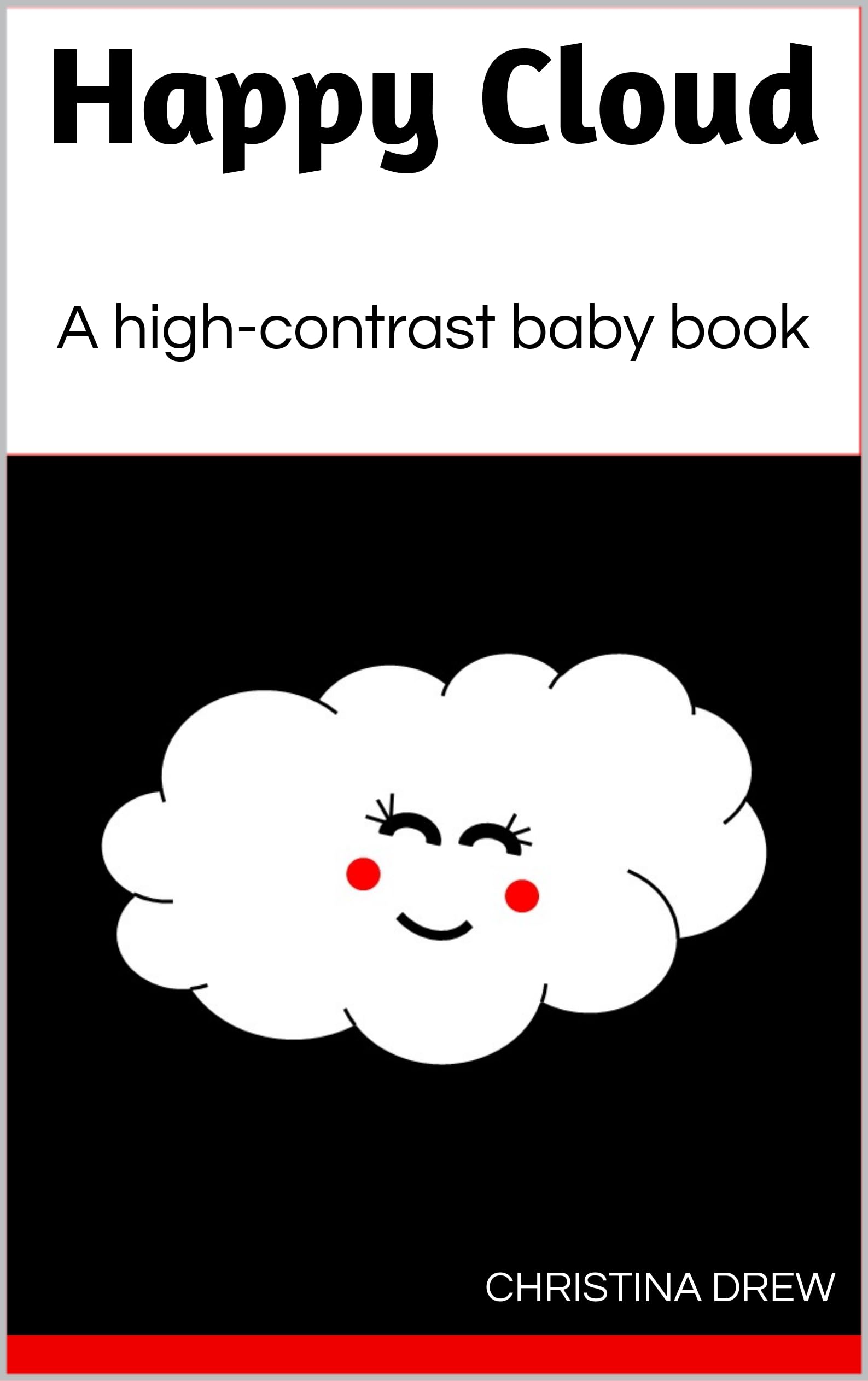 Happy Cloud: A high-contrast baby book