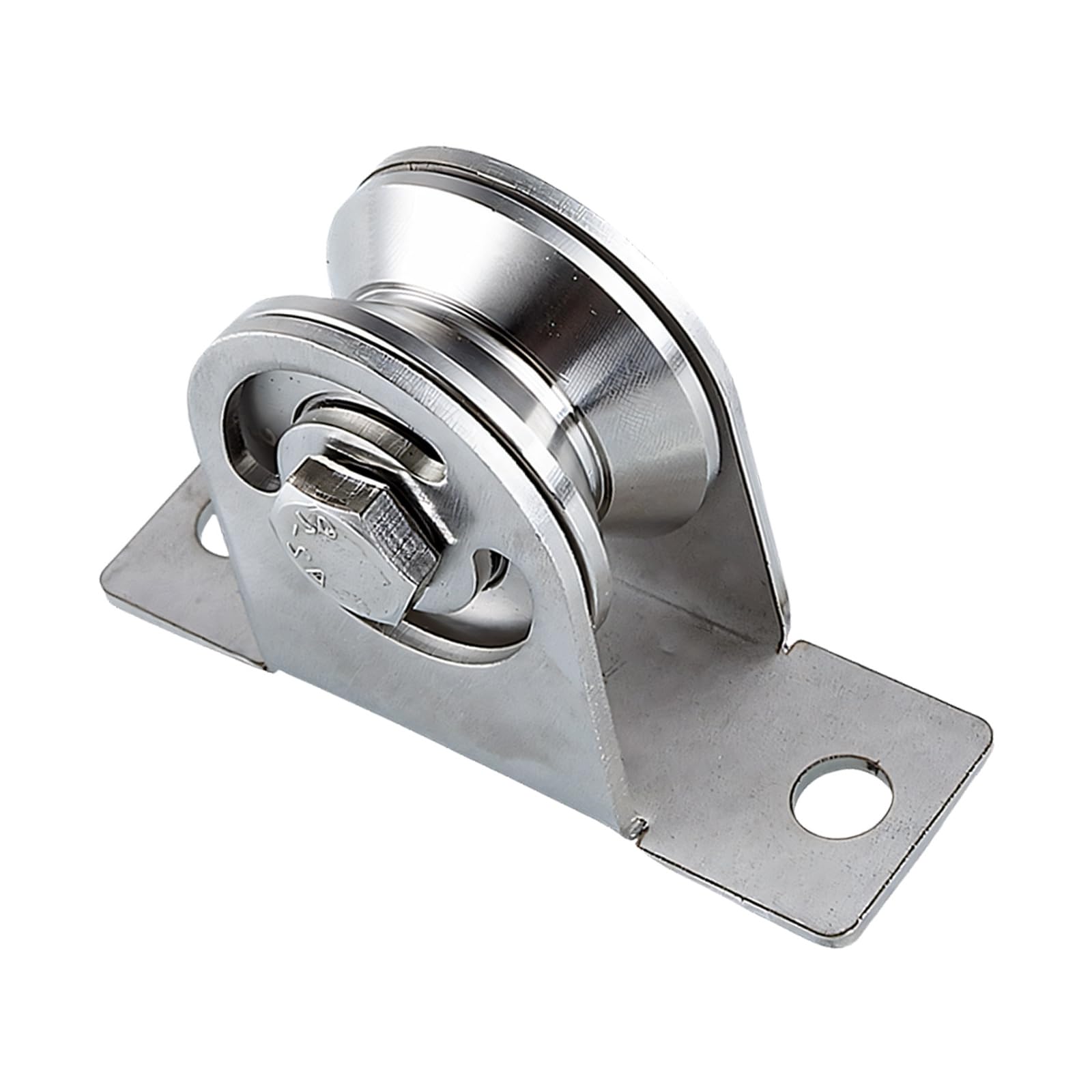 Premium Grooves Stainless Steel Pulley 100Kg Loading Capacity Pulley Block for Smooth Lifting Operations Wire Rope