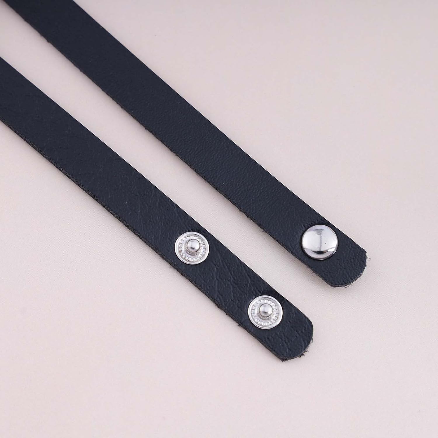 Bohemian Leather Crystal Evil Eye Choker Necklace Blue Cz Eye Pendant Necklace Black Leather Collar Necklace Rhinestone Devil Eye Necklace Jewelry for Women Gifts - Image 7