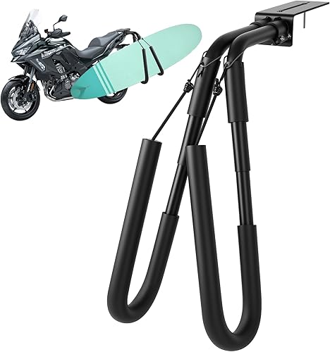 Estante de tabla de surf de aleación de aluminio, estantes portátiles para tablas de surf, fácil de montar, con kit de montaje, adecuado para