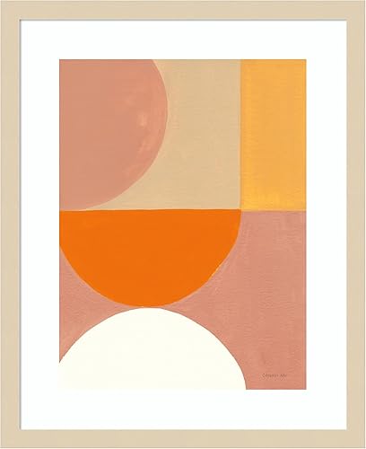Miniatura 16 de Amanti Art Framed Wall Art Print 36x29 Retro Abstract V Bright by Danhui Nai, Abstract Wall Art, Modern Contemporary Decor, Large Poster Painting