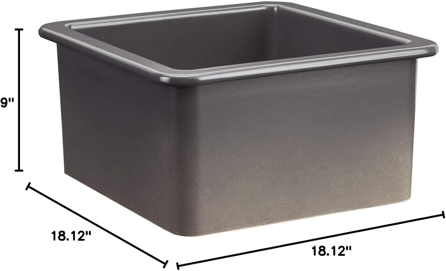 Signature Hardware 435018 Derin 18" Fireclay Drop-In/Undermount Prep Sink