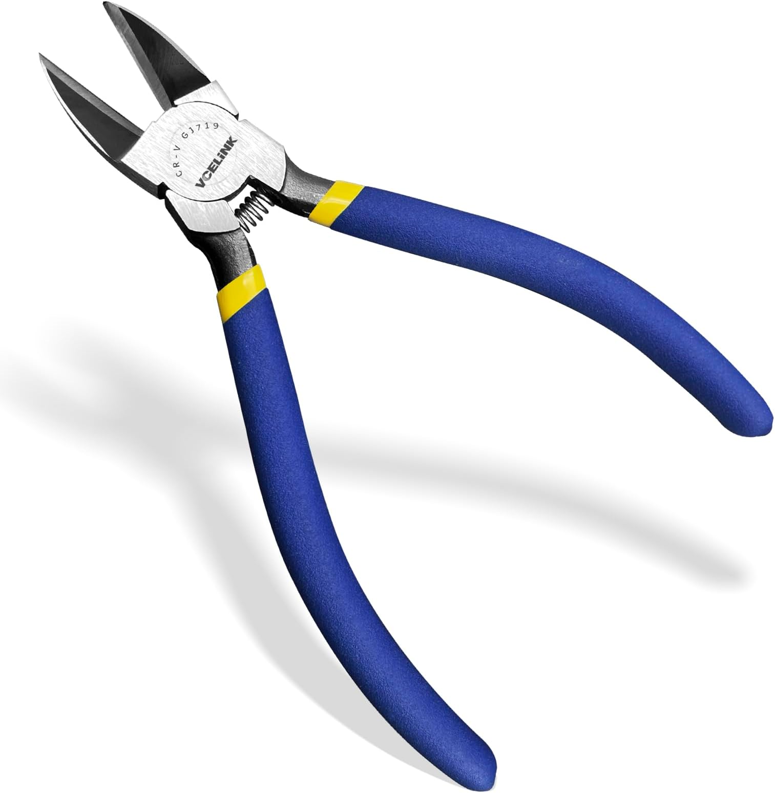 Professional Wire Cutters 6 Inch - Precision Ultra Sharp Flush Side Cutters for Electronics, Jewelry Making, Crafts & Model Building - Ergonomic Grip