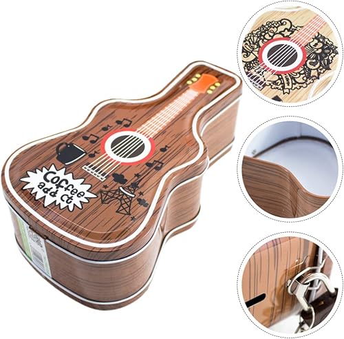 Miniatura 3 de Piggy - Banco de dinero con forma de guitarra, caja de ahorro de dinero con forma de guitarra, tarro de monedas para decoración del hogar, caja de