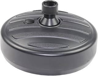 Bothyi Suporte de mastro de guarda-sol, suporte de mastro de guarda-chuva, suporte de guarda-sol para enchimento de água/areia, base de guarda-sol, base de guarda-chuva, para gramado à beira da piscina, quintal e praia