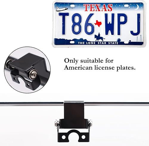 Miniatura 3 de Aienxn Soporte de metal universal para cámara de reversa, kit universal de cámara de espejo de cámara de espejo de automóvil, soporte de instalación