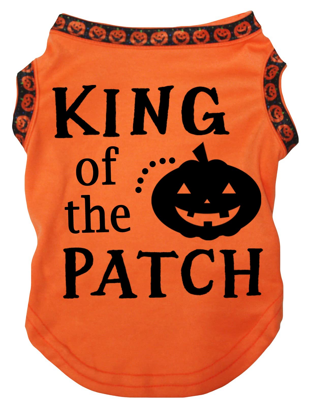 Chemise pour chien King Pumpkin vêtement de fête orange citrouille taille XXL