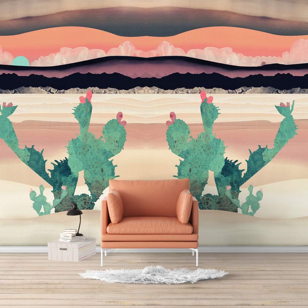 SIGNFORD Wall Mural Nordic Style Nature Landscape Removable Wallpaper Wall Sticker for Bedroom Living Room - 66x96 inches : Tools & Home Improvement