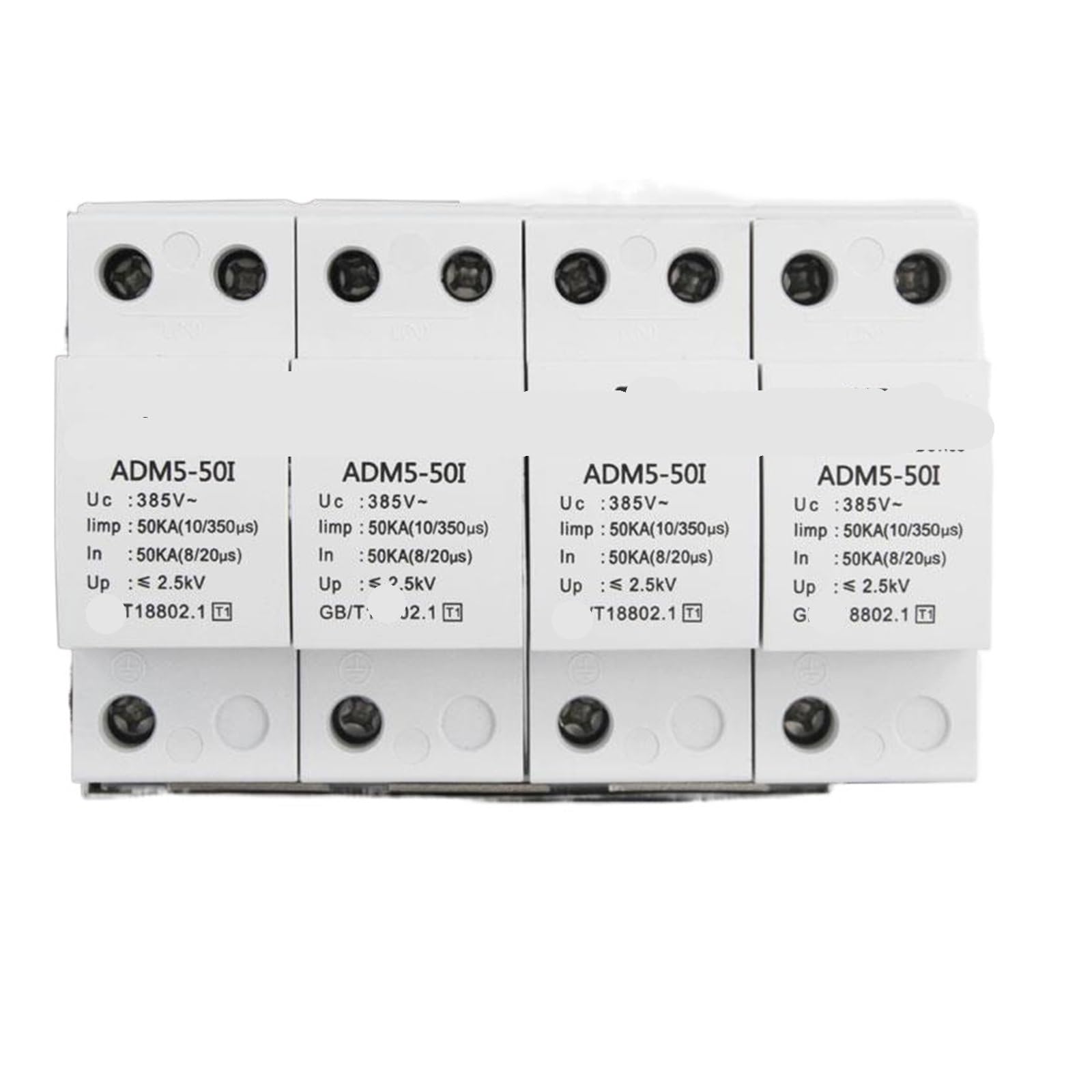 Parafoudre Classe I 4P 15KA1 protection foudre tableau électrique triphasé 10/350