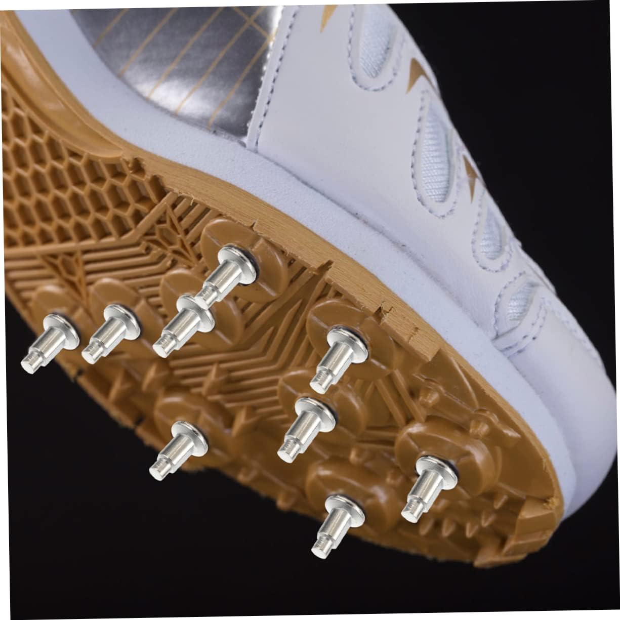 1set Track Shoes Replacement Spikes Spikes Wrench for Running Jumping and Golf Shoes Resistant and High Grip Performance