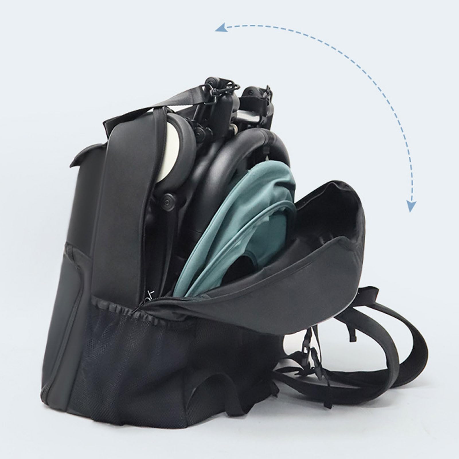 Garosa Sac à Dos de Poussette Légère ajusté pour Les Poussettes Yoyo, Tissu Oxford à L'épreuve de l'eau, avec Une Grande capacité pour Le Plein Air pour Un Voyage Facile