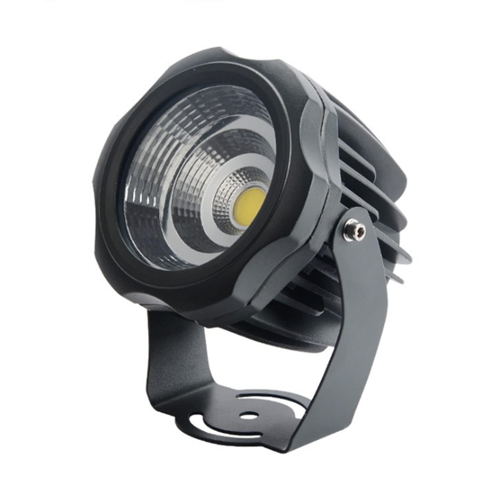 Proiettori A LED A Lungo Raggio - Faretto A Fascio LED Luci, Luci Per Alberi Rotonde COB Da 220V, Proiettore Ad Angolo Regolabile A LED, Per Esterni, Pareti, Pubblicità/insegne/luci Da Prato ( Color :