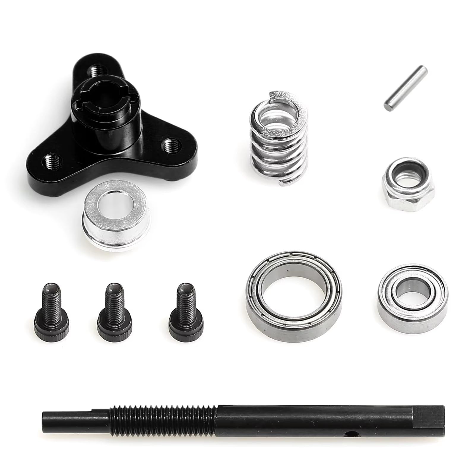 para Traxxas para Rustler 1/10 RC Juego Aluminio Engranaje Acero