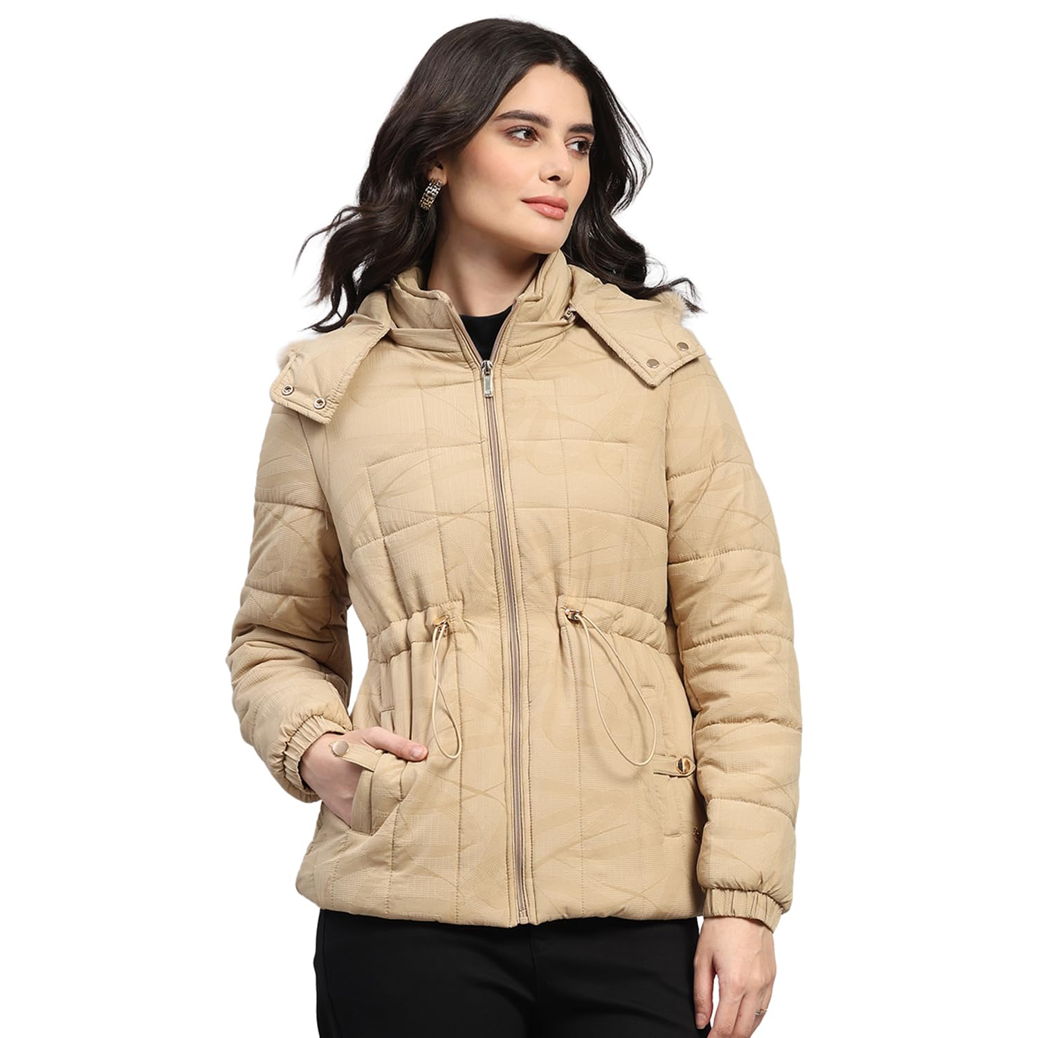 monte carlo Women's Regular Fit Hooded Zipper Full Sleeve Winter Jacket | Women Winter Jacket | -10 Digree winter Jacket | Casual Winter Wear For Women's (Pack Of 1)-picture-51