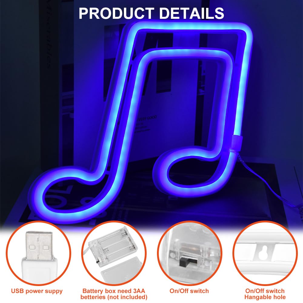 Les-Theresa Neon Light Sign Lamp - Image 2