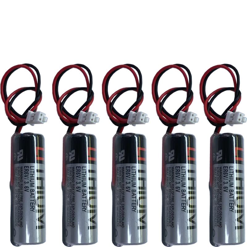 5 Pcs ER6VLY 2400mAh ER6V/3.6V Battery for Fuji NXT2 Head Battery H1021H ER6VLY NXT H12.V12.H24
