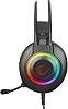 Rampage RM-K27 X-JAMMER Rainbow Ledli PC USB 3.5M PS4-XBOX-Mobile Gaming Oyuncu Mikrofonlu Kulaklık