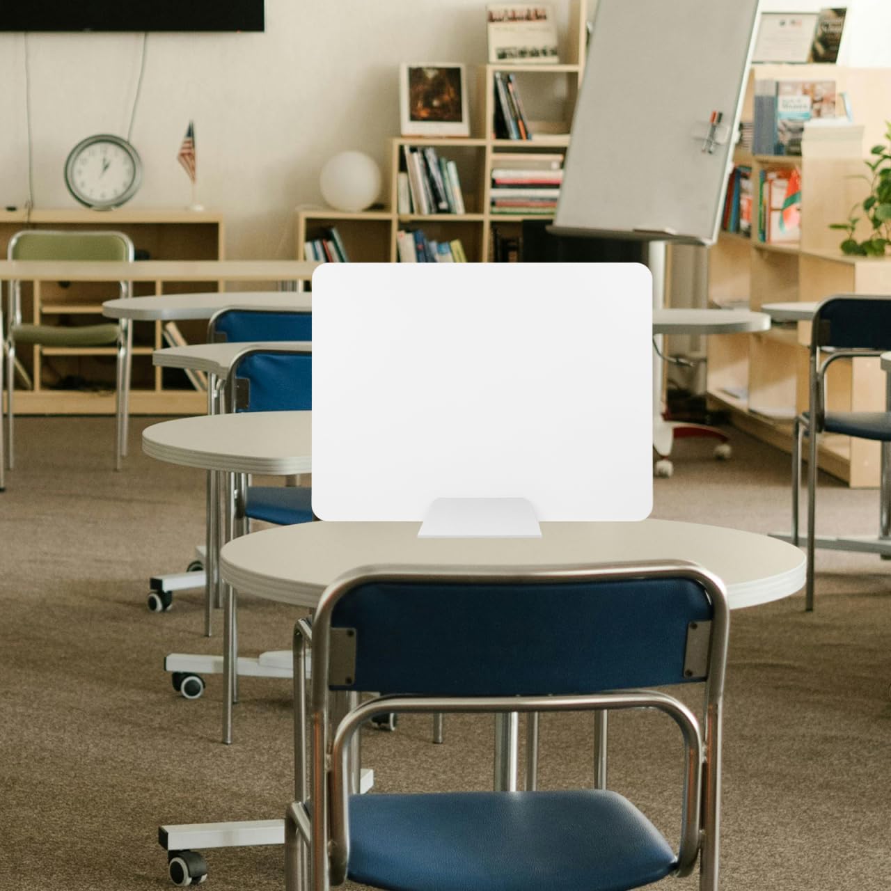 Schreibtischtrennwand Aus Acryl Freistehende Sichtschutzwand Mit Stützfüßen Und Zu Reinigen Für Büro Schule Prüfungsraum Und Arbeitsplatz