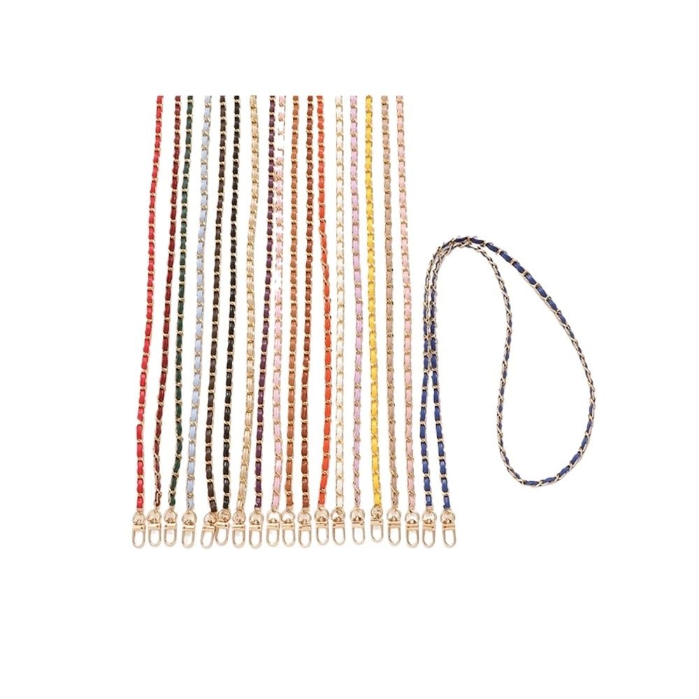 Skóra + metalowy łańcuszek torba na ramię pasek modna torba dla kobiet torba crossbody pleciony łańcuszek damski skórzany pasek do torebki