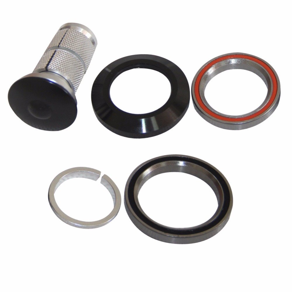 Generic 2017 Hot Selling New 1-1/8"-1-3/8" 49mm Bicycle Headset Accessories For Tapered Road TT MTB Bicycle Headset Aluminum Bike Parts