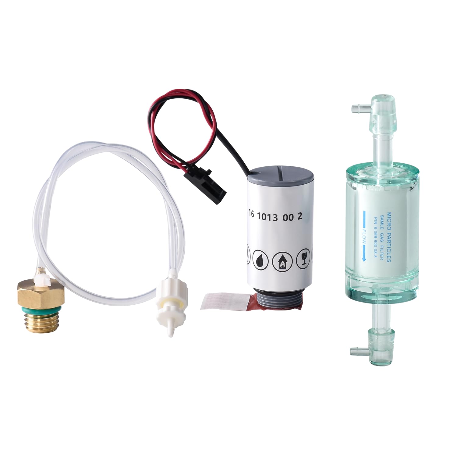Photo 1 of 16916 Oxygen Sensor & 16913 Filter & 16106 Air Tool Fittings Fits for R-1234yf Machines 16990/16995 Refrigerant Identifiers AC1234-4 AC1234-4SL AC1234-4-230 AC1234-6 AC1234-9 Filter, 1-16-1013-00-2