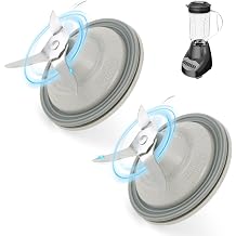 2 PCS Blender Blade with Silicone Gasket Replacement Parts for Black & Decker Blenders BL2020S BL2010WP Blender Blade Replacement Assembly Replace 2010BG BL2010BPA
