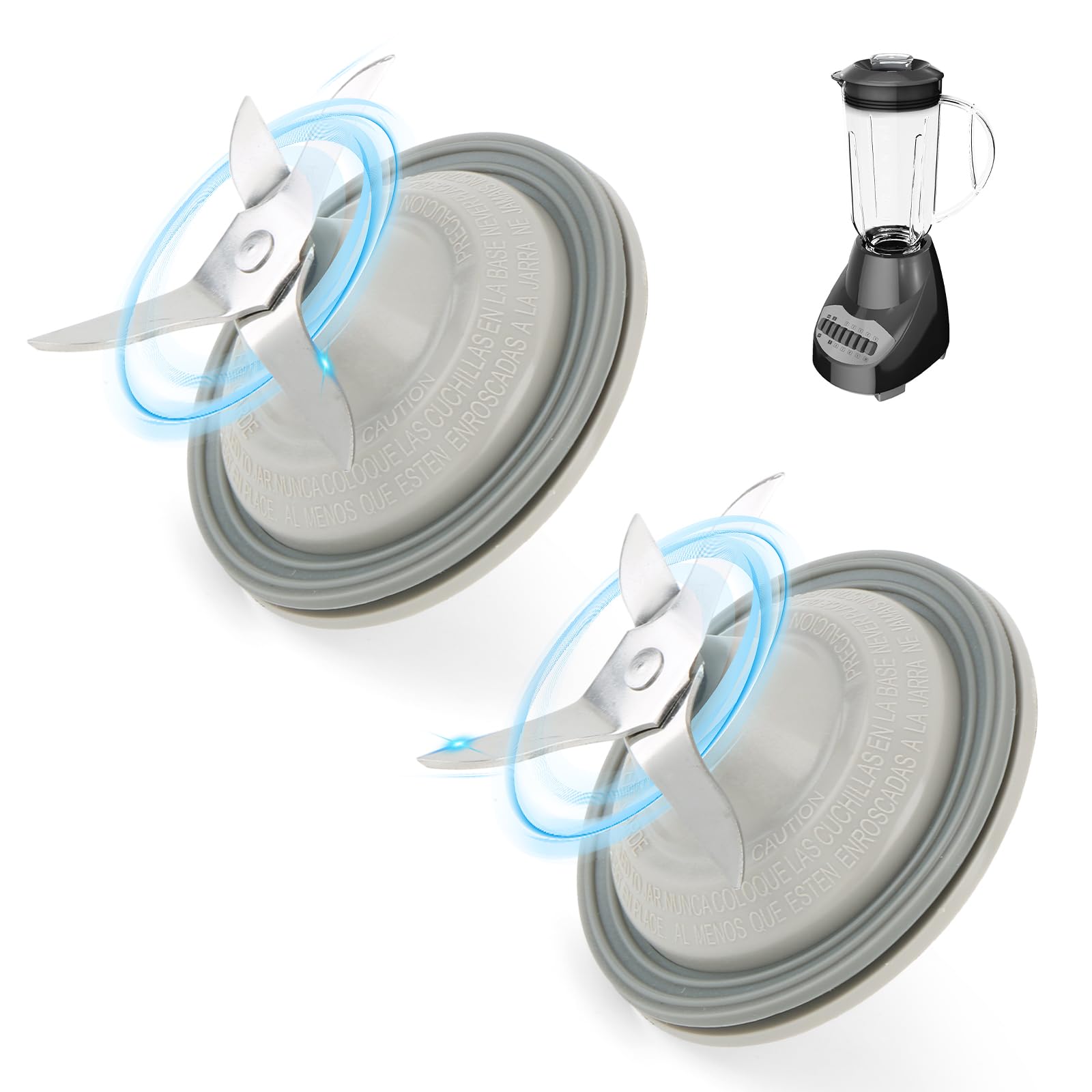 Lame de mélangeur compatible Black & Decker BL2010WP BL2020S avec joint - 8