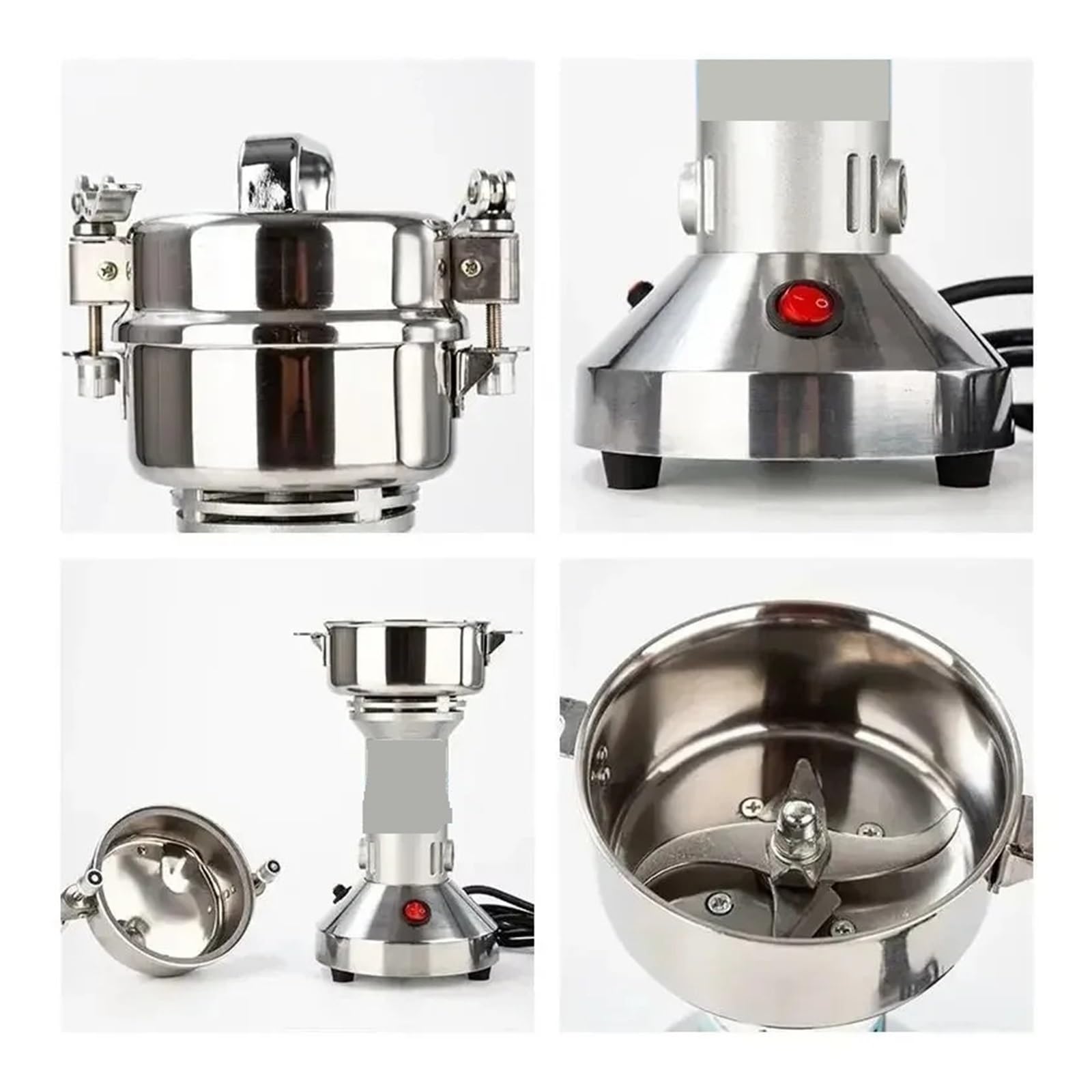 150g 850W Mulino Macchina Macinacaffè Elettrico For Alimenti Potente Polverizzatore Tradizionale For Fagioli Medicina Multifunzione