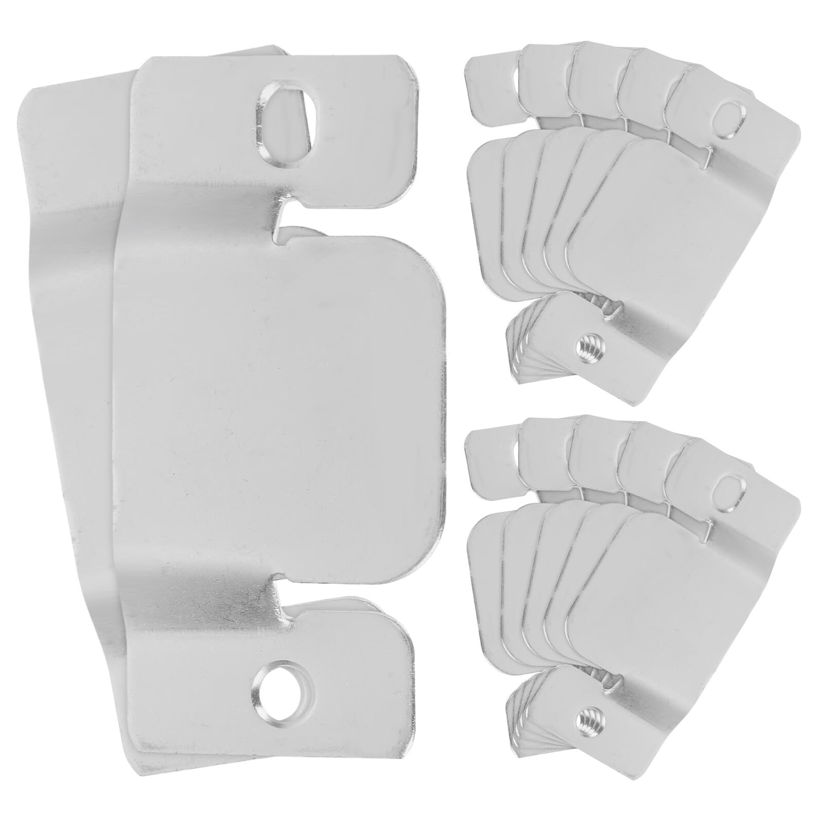 Mipcase Conectores de Muebles de Acero Inoxidable 12 Piezas para Sofá Seccional, Prácticos y Resistentes para Mantener Unido Sofá, Silla o Tumbona