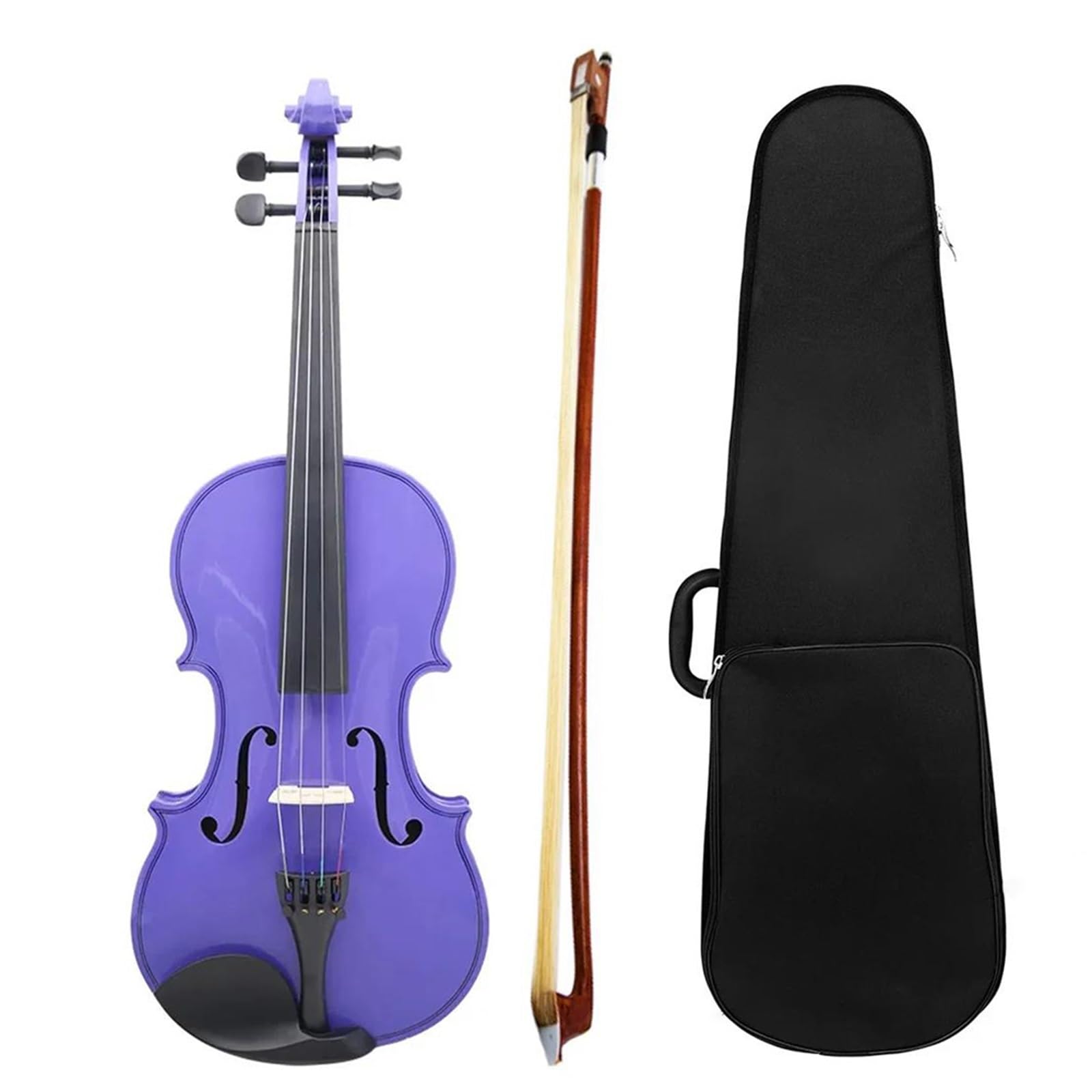Violino Viola 4/4 Principianti Professionisti Acustico Strumento A Corde Set Di Violini Con Custodia E Accessori Per Arco(Violin)