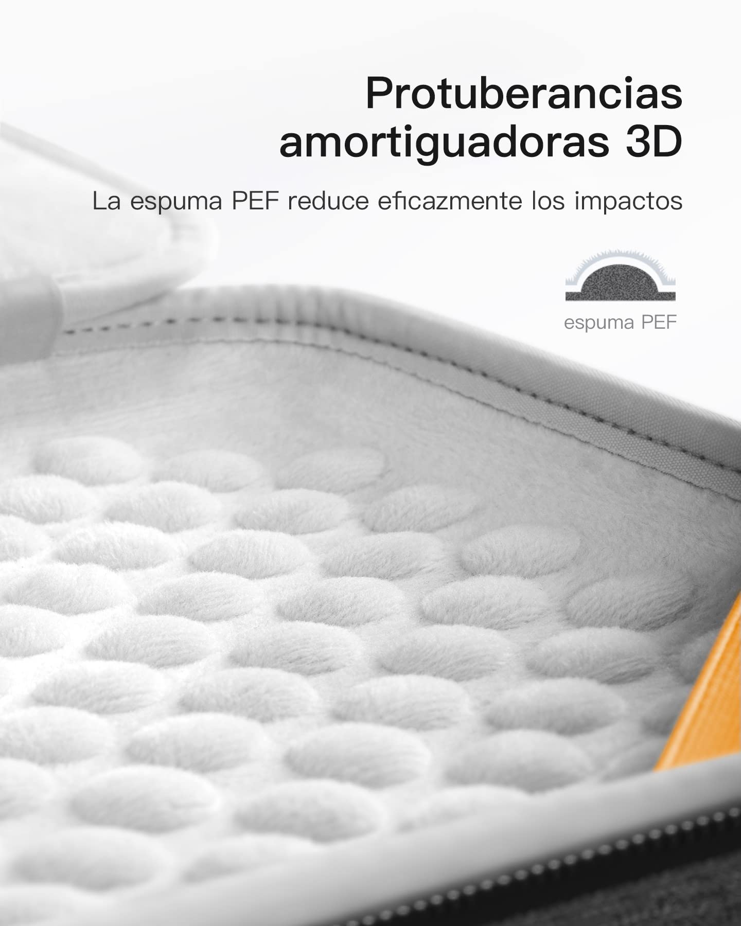 Inateck Funda rígida para Tablet de 11 Pulgadas Compatible con iPad Pro M2 2022, M1 2021, iPad Pro 2018-2020 Funda de Transporte Que Absorbe los Golpes, Gris