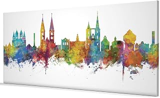 Halberstadt Germany Skyline Box Canvas Print -5414