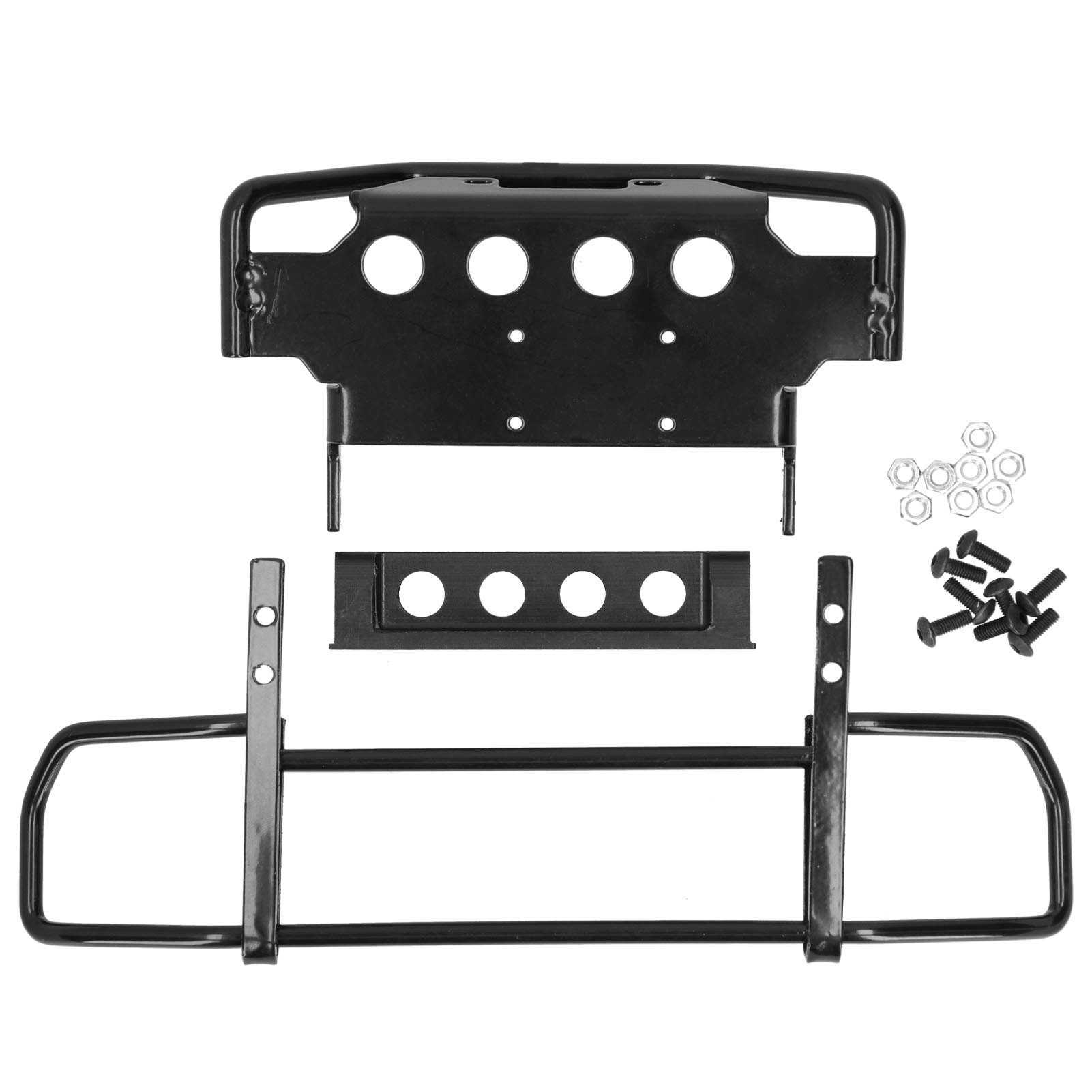 Socobeta Frontstoßstange Für 1/7 Infraction RC Auto – Aluminiumlegierung, Schwarz
