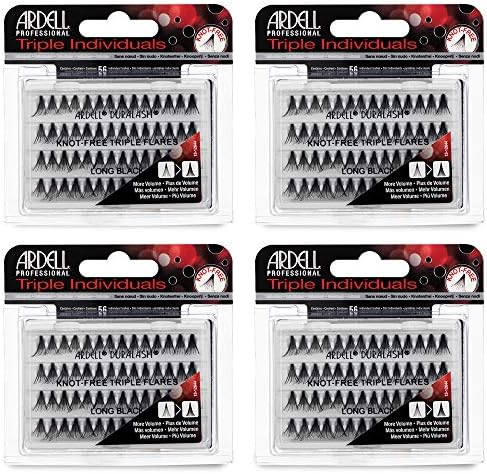 Amazon.com: Ardell Faux Mink Individual Lashes - Long Black ...