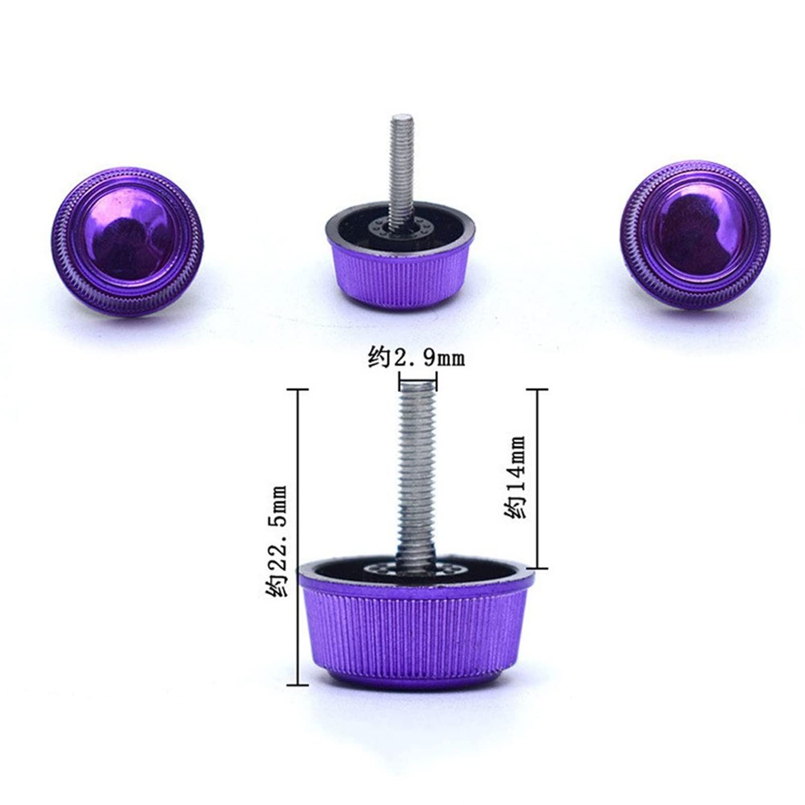 Gissroys Visserij Reel Handvat Schroef Caps Semi-Metalen Visserij Reel Handvat Moer Vissen Spining Reel Knop Schroef Voor Reel Handvat Grip