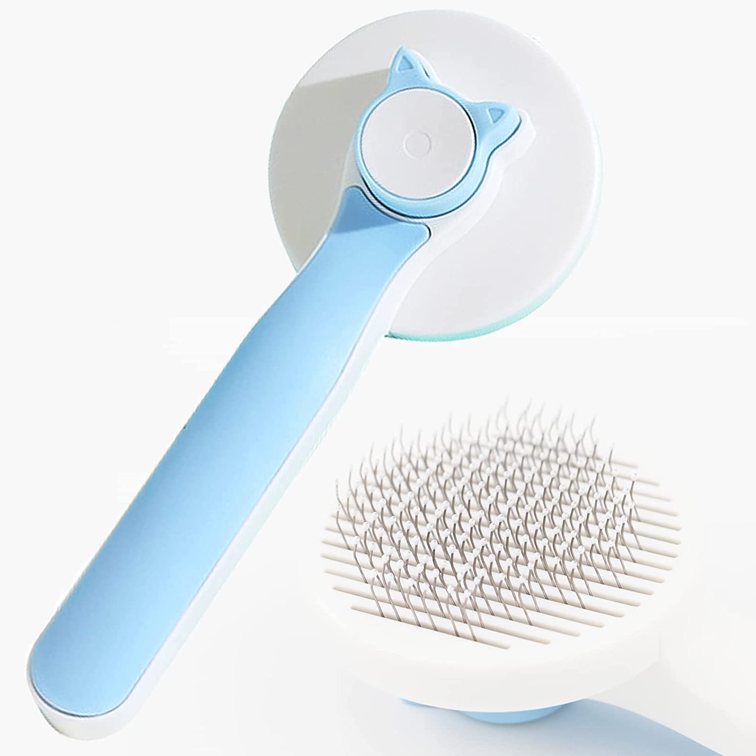 Woofy Self Cleaning Slicker Brush for Shedding Grooming and Massage, Cat Brush Removes Loose Undercoats and Mats, Dog Hair Brush Pet Massage Brush for Short and Long Hair - Multicolor (B0C2KZ4DVV) Amazon Price History, Amazon Price Tracker