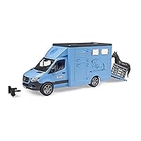 bruder 02674 - Mercedes Benz Sprinter trasporto animali con 1 cavallo