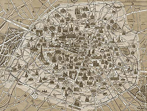 Stickers muraux Carte de Versailles pour sublimer le salon ou la chambre - 3