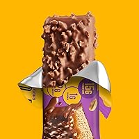 Vista 5 de FULFIL - Barras de proteína con sabor a maní con caramelo y chocolate, sin gluten, 15 g de proteína, básicas de despensa, 12