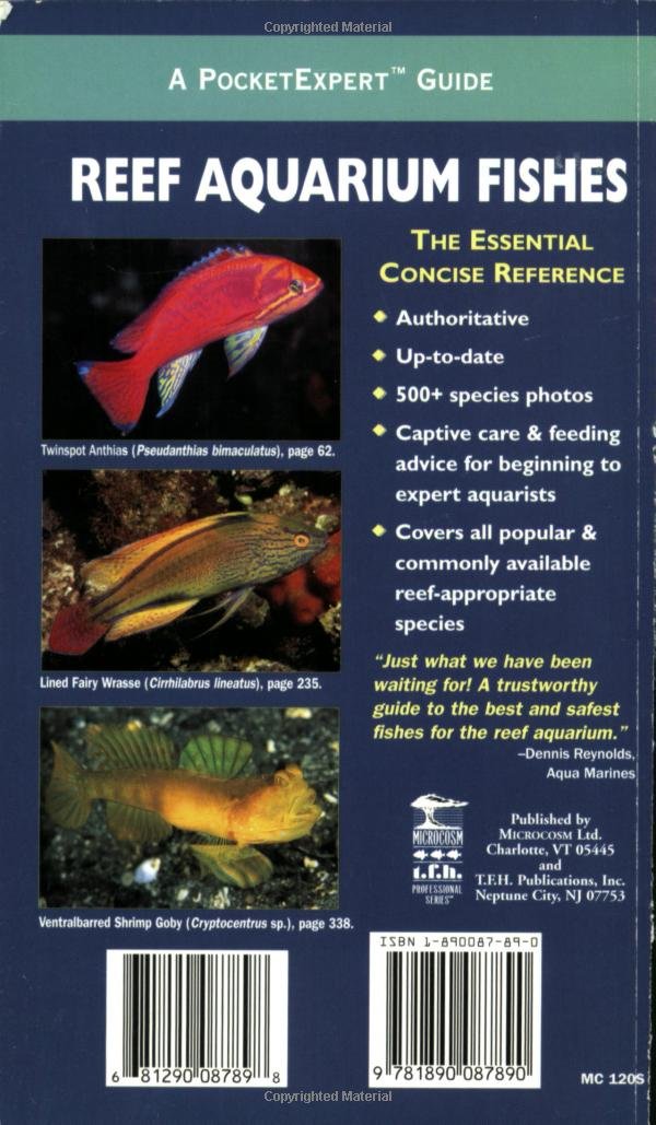 Reef Aquarium Fishes: 600+ Essential-to-know Species: 500+ Essential-to-know Species (A Pocketexpert Guides)