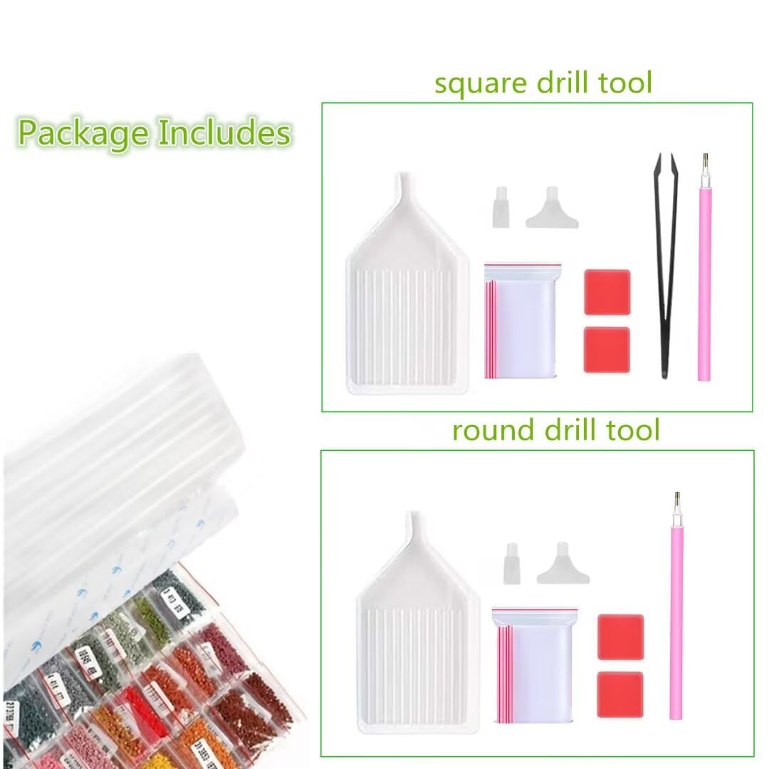 Fenice Diamond Painting Kit Completo, 5D Pittura Diamante uccello Diamond Painting Adulti, fai da te Creativo Mosaico Painting By Numbers Diamantini Crystal Art, Decorazioni da Parete 30x40cm WO-1393