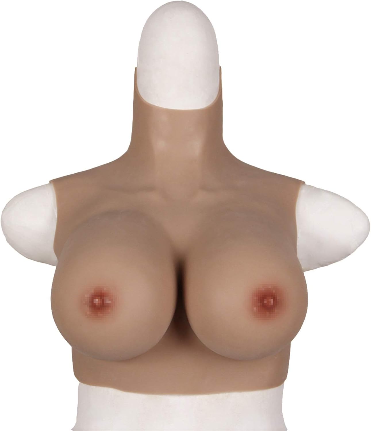 Silicone Breastplate Crossdressing Breastplate B-G Cup for Crossdressers Dragqueen Transgender