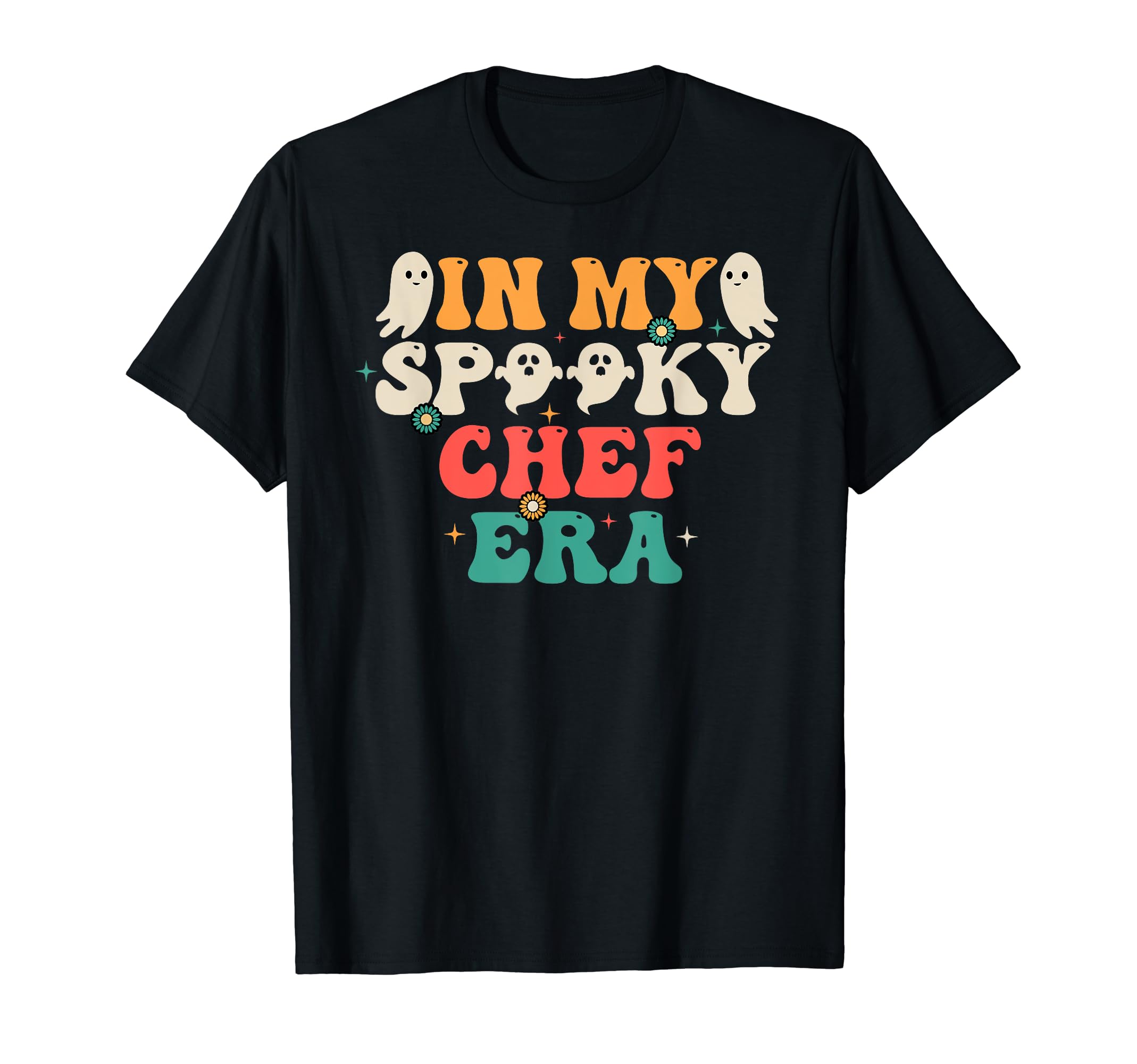 In My Spooky Chef Era, Retro Groovy Halloween T-Shirt