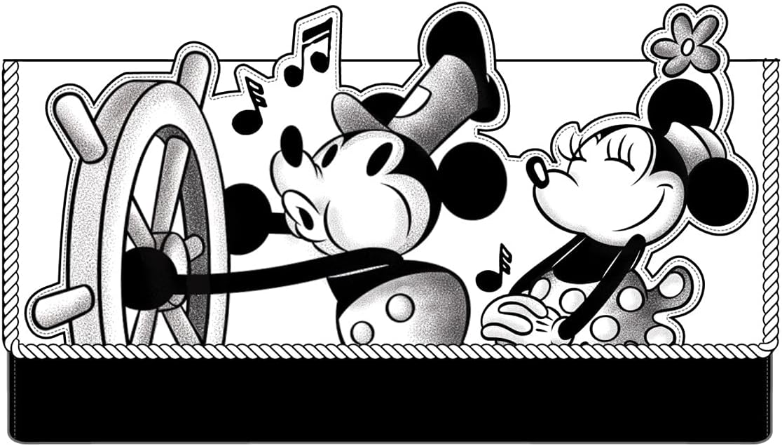 Loungefly Disney Mickey Mouse Steamboat Willie Music Cruise Flap Wallet