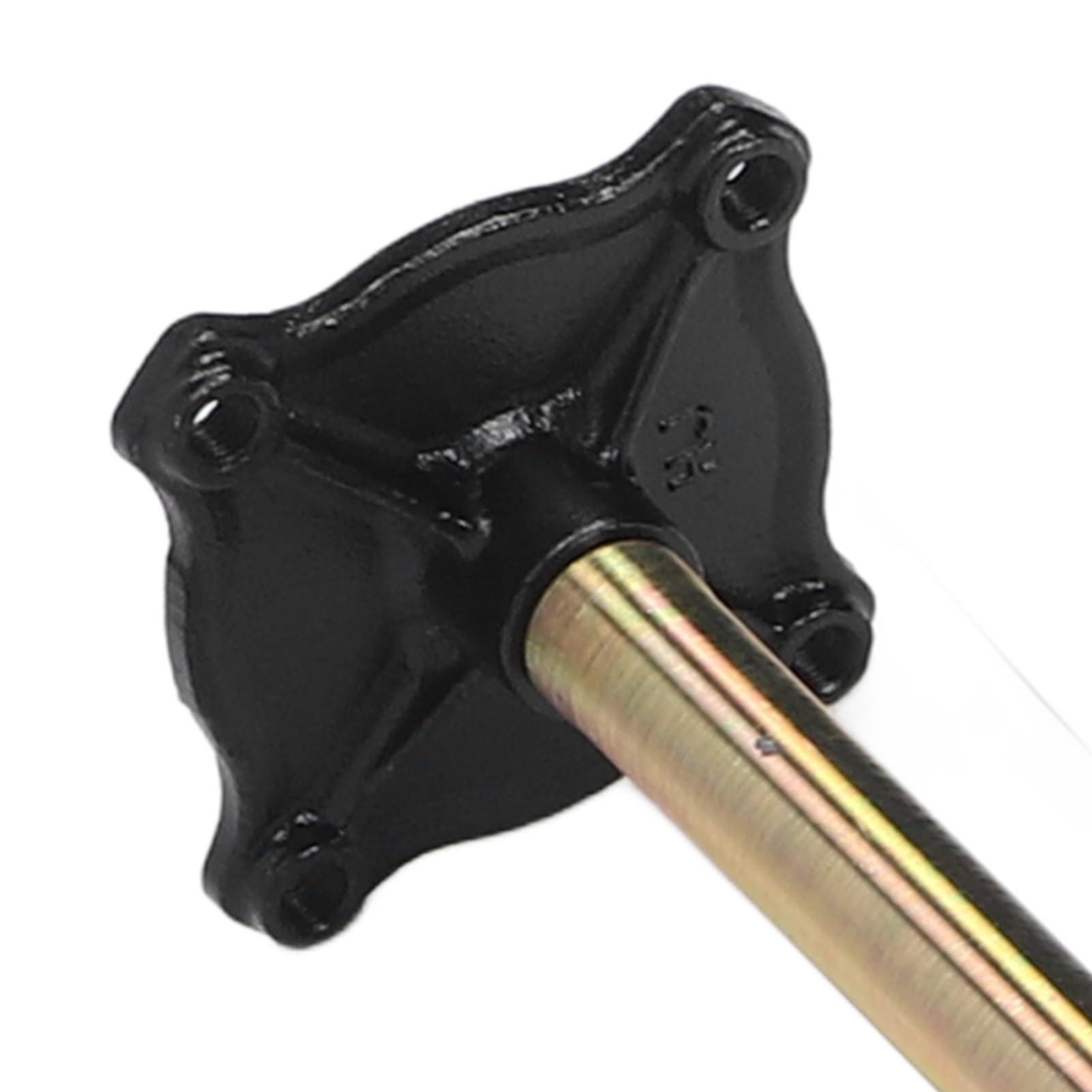 Jeffergarden Zespół Tylnej Osi Gokartowej, oś Tylna ze Stopu Stali 25 Mm, 810 Mm z piastą i Mocowaniem Hamulca, łatwa Instalacja Zamienna do Pojazdów Terenowych ATV Karting DIY