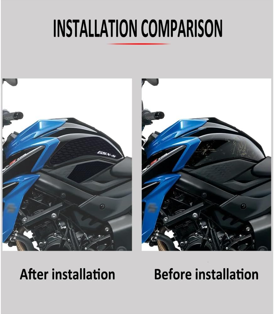 Motorcycle GSX S750 Z Accessories Side Fuel Tank Pads Protector Stickers Knee Grip Traction Pad For GSX-S750 GSXS750 Z GSX-S 750 2017-2021