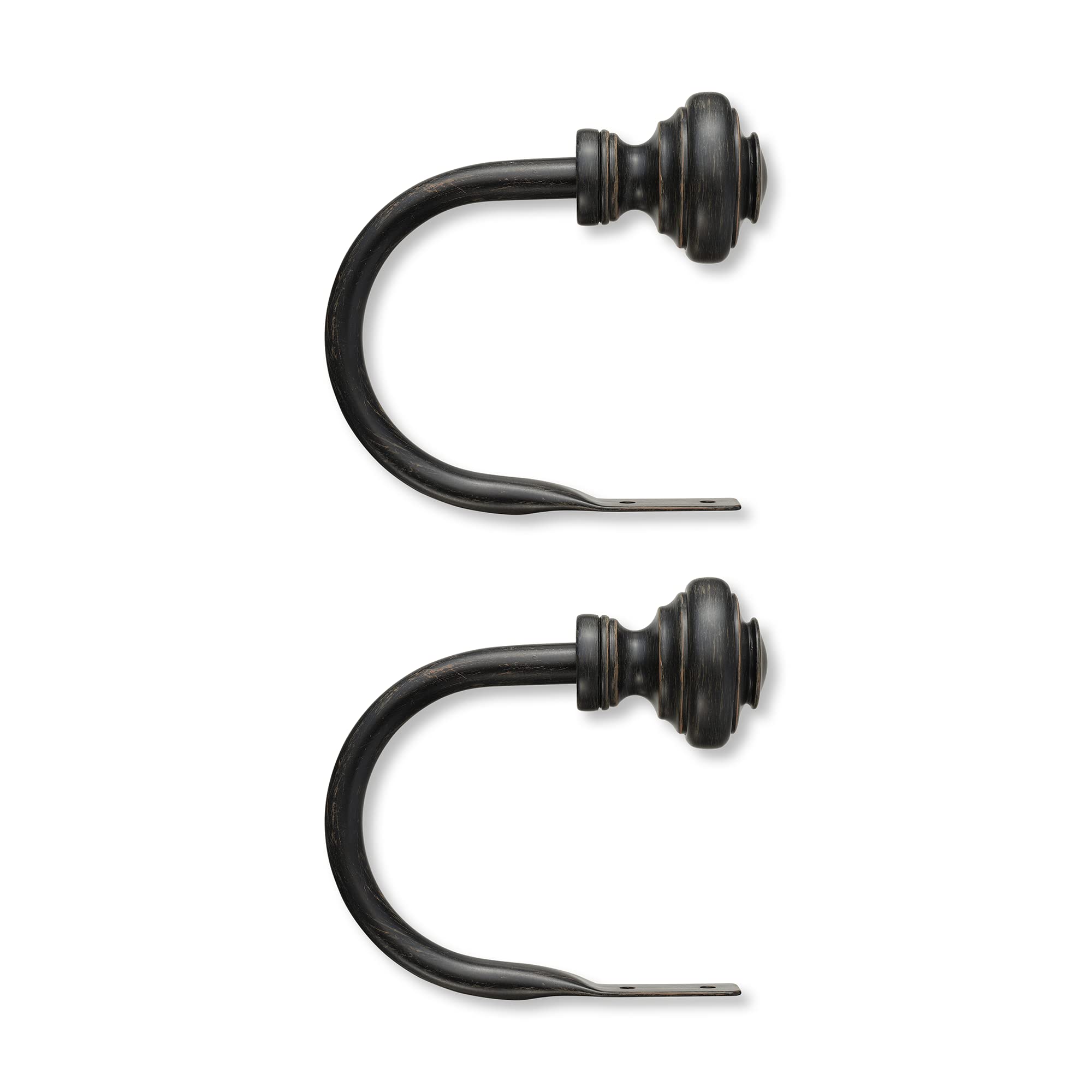 Cambria® Farmhouse Curtain Holdbacks, Heavy Duty Premium Doorknob Drapery and Curtain Tiebacks